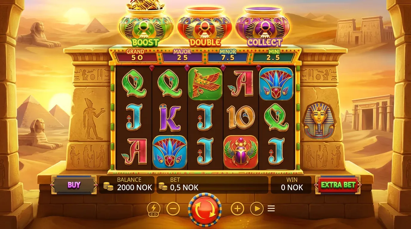 Three Egyptian Treasures no NO play